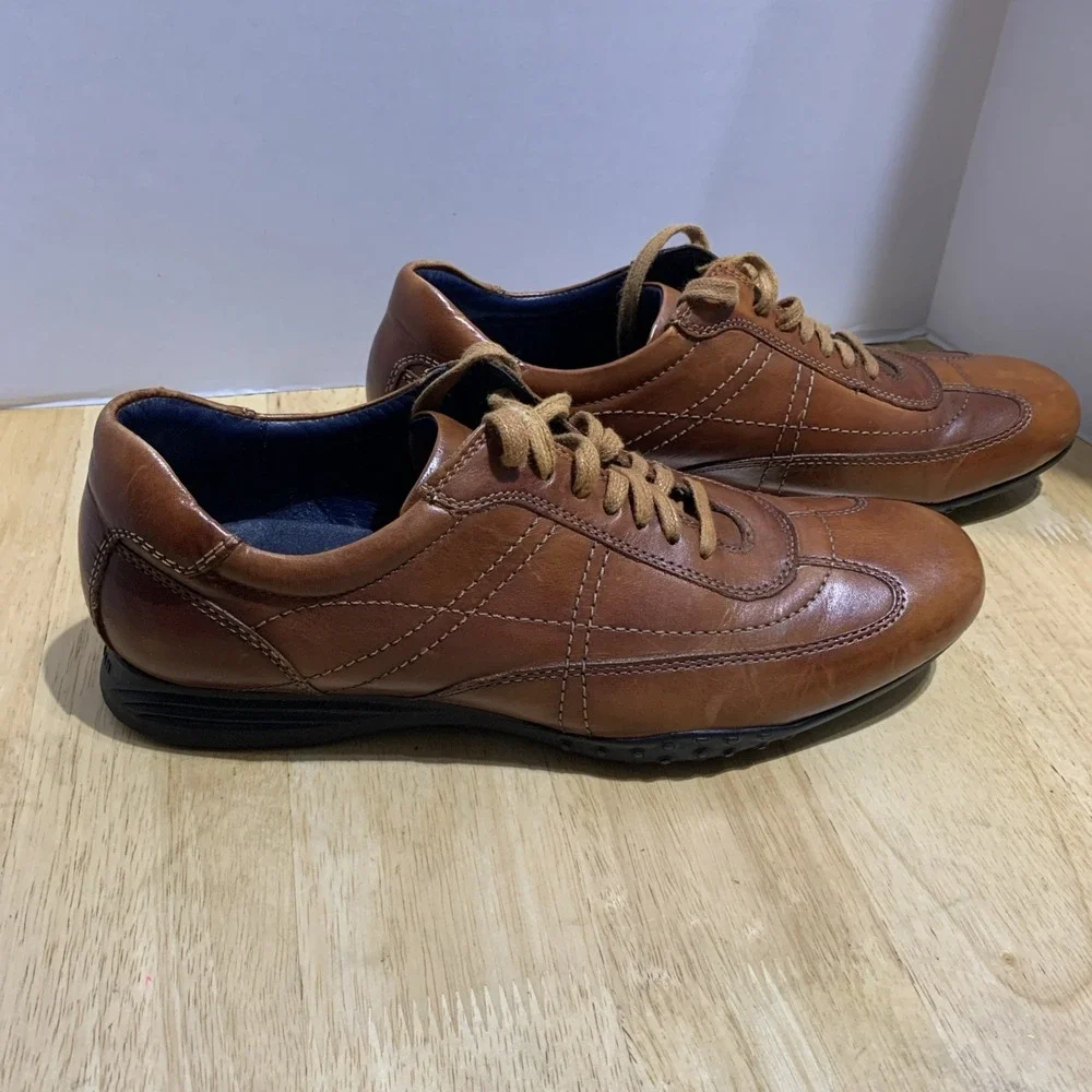 Cole Haan Zerogrand Mens‎ Size 11M Brown Wingtip Oxford Stitchlite Shoes C20702